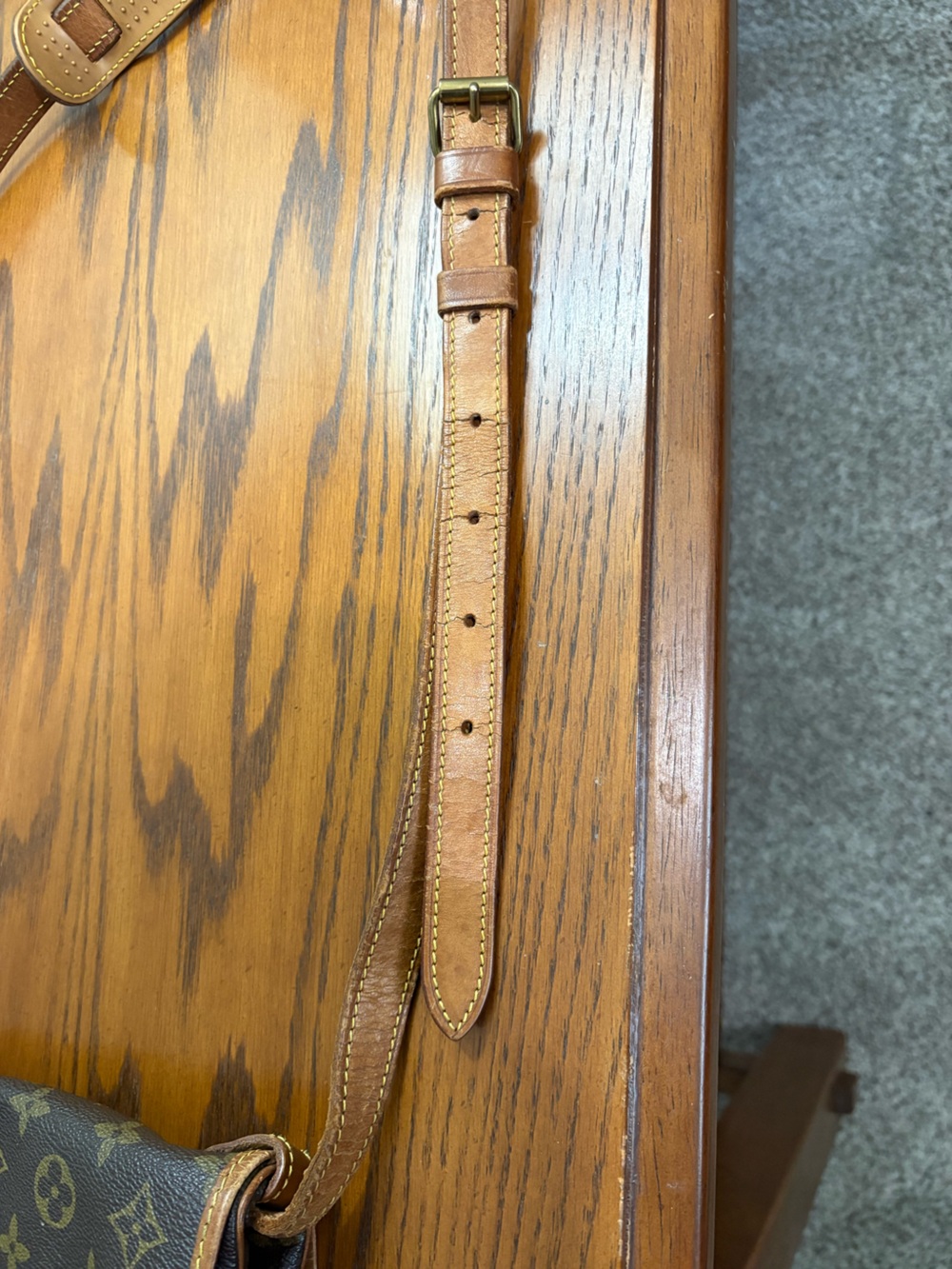Louis Vuitton Saumur Monogram Canvas Crossbody Bag in Brown - Picture 13 of 14